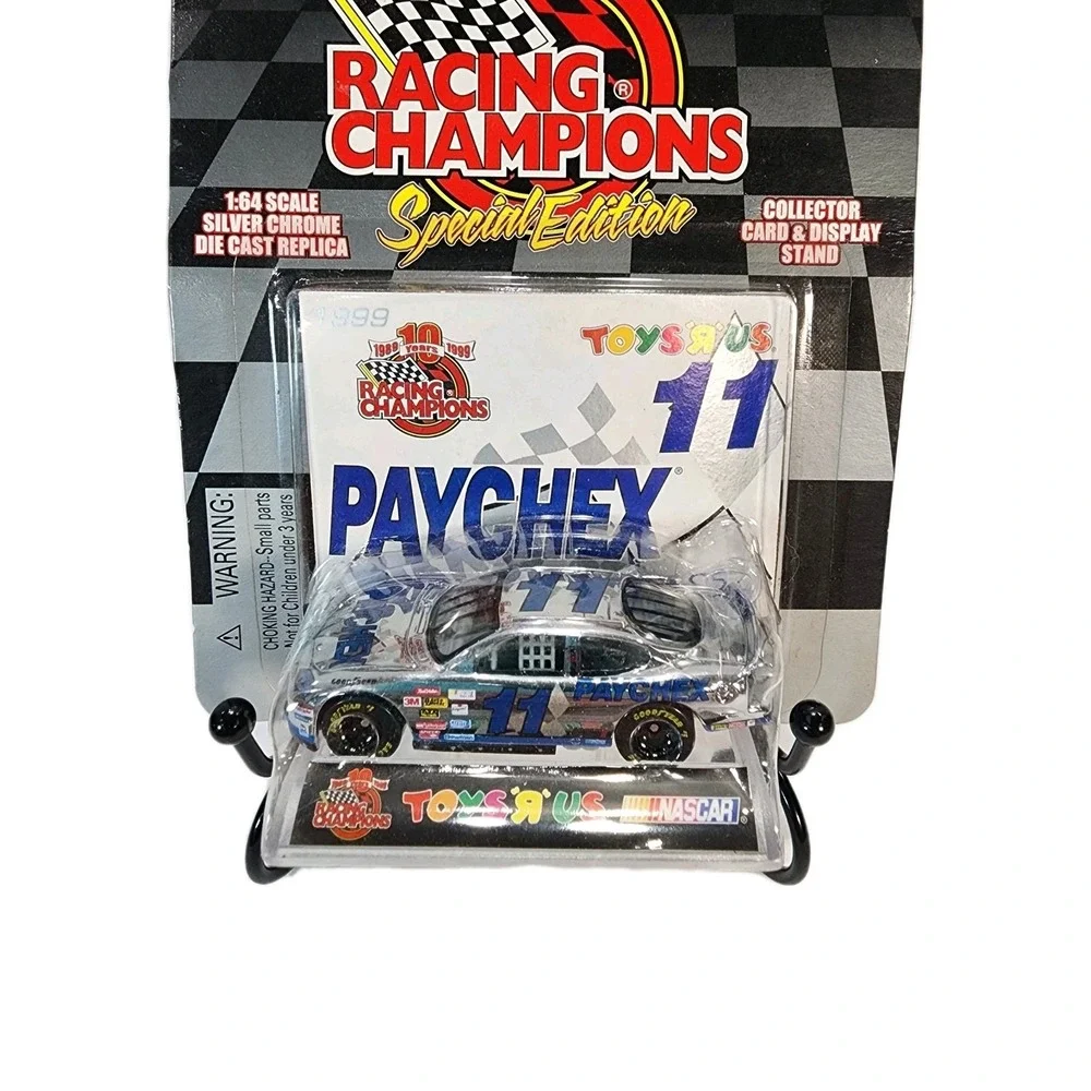 1999 NASCAR Racing Champions Toys R Us Chrome #11 Paychex Brett Bodine NIP
